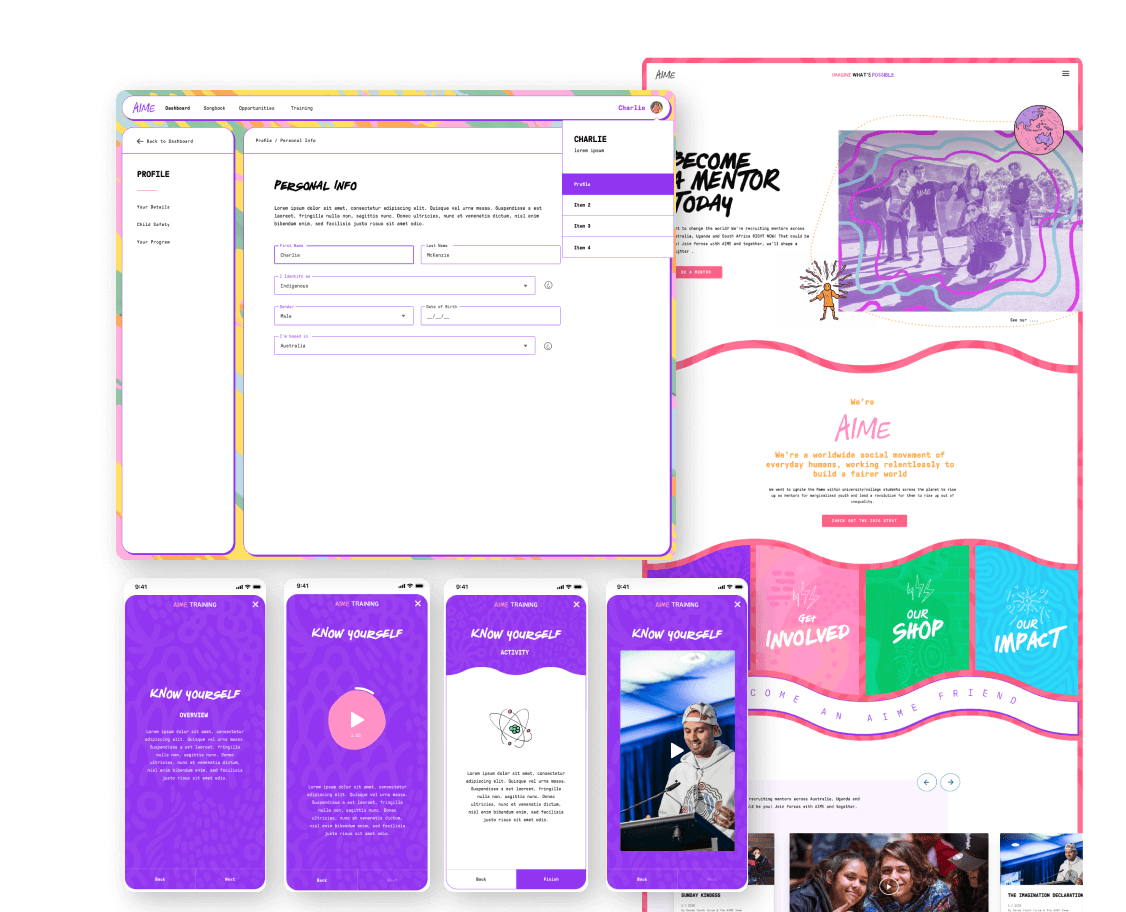 Australian Indigenous Mentoring Experience — Multi Channel Digital Assets
