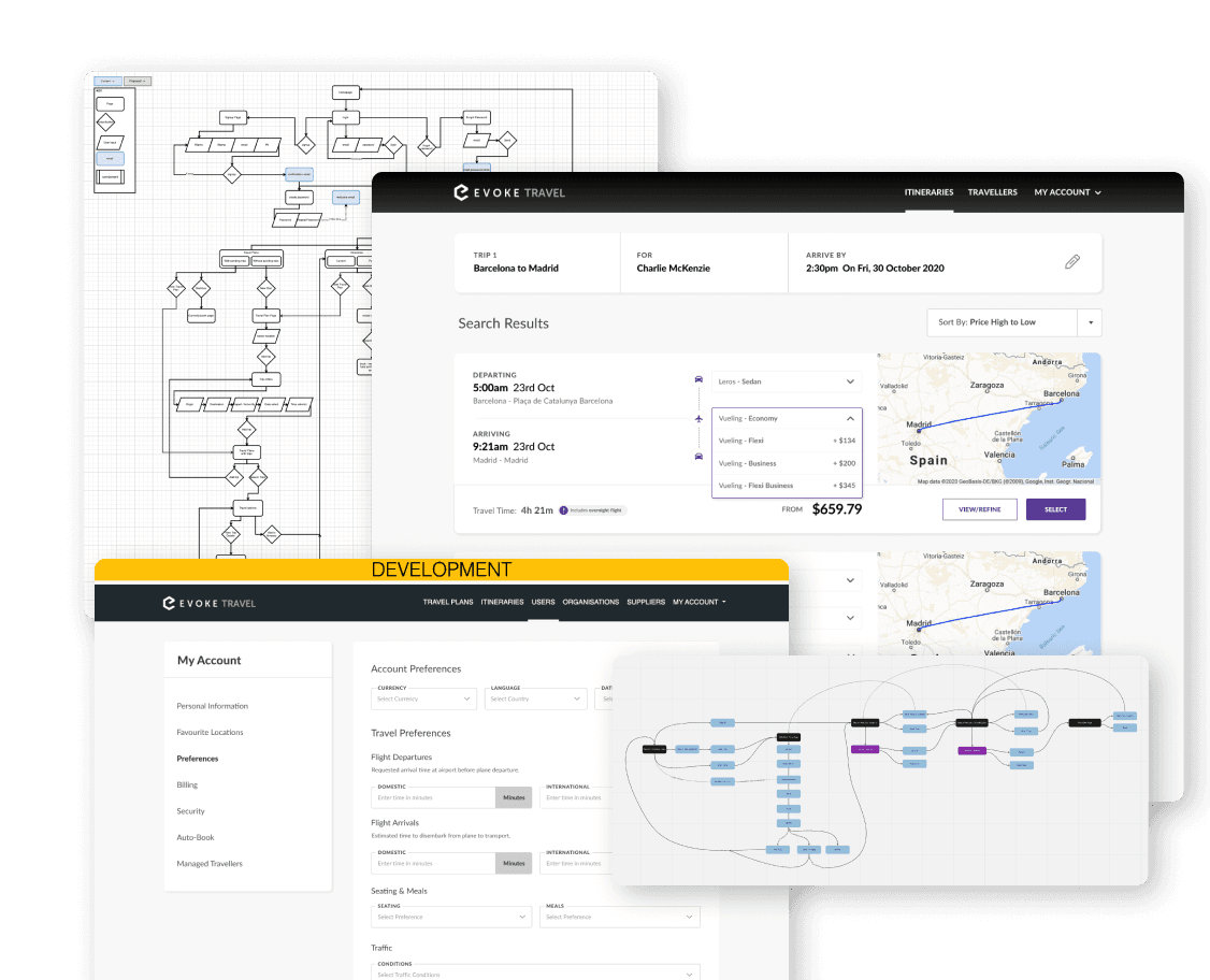 Evoke Travel — Web App & Website
